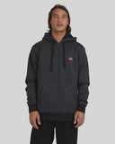 BILLABONG Revolt Zip Through Hood - BLACK HEATHER