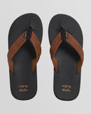BILLABONG All Day Impact Thongs - BLACK/TAN