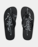BILLABONG Tides Thong - BLACK/SILVER