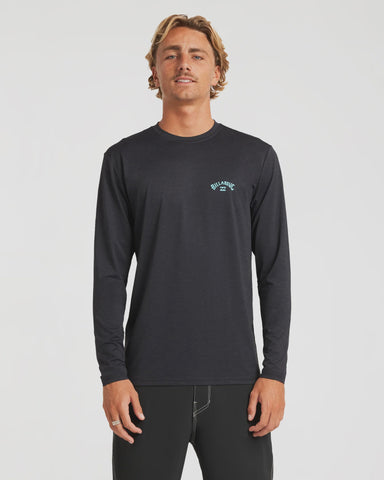 BILLABONG SHoreline LF LS Rashie - BLACK HEATHER
