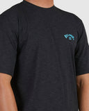 BILLABONG Shoreline LF Short Sleeve - BLACK HEATHER