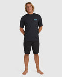 BILLABONG Shoreline LF Short Sleeve - BLACK HEATHER