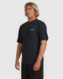 BILLABONG Shoreline LF Short Sleeve - BLACK HEATHER