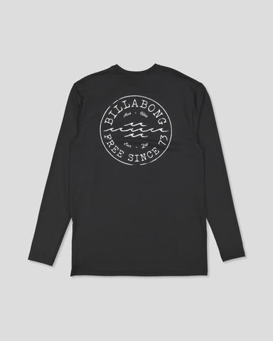 BILLABONG Big Wave Daz Loose Fit Long Sleeve - BLACK