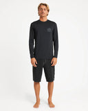 BILLABONG Big Wave Daz Loose Fit Long Sleeve - BLACK