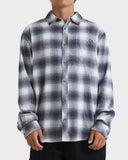 BILLABONG Coastline Flannel - OVERCAST PLAID BLUE