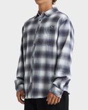 BILLABONG Coastline Flannel - OVERCAST PLAID BLUE
