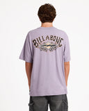 BILLABONG Biscus OG Short Sleeve Tee - PURPLE ASH