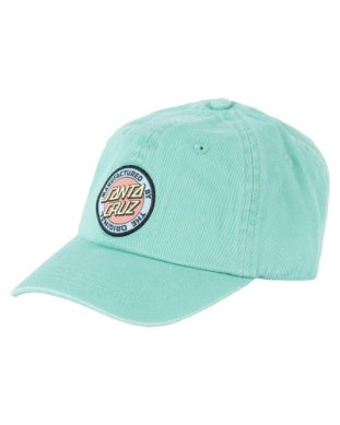 SANTA CRUZ Girls MFG Retro Dot Dad Cap - OCEAN