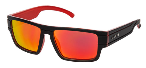 CARVE Sublime Kids - MATTE BLACK RED IRRIDIUM