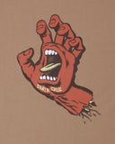 SANTA CRUZ OS Opus Dot Screaming Hand Tee Short Sleeve Regular Fit Tee - TAUPE