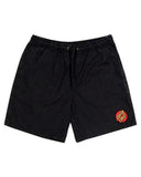 SANTA CRUZ Classic Dot Cruzier Beach Short - BLACK