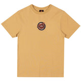 SANTA CRUZ Boys Screaming Target Center Tee - TAN