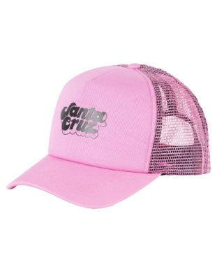 SANTA CRUZ Girls Groovy Stack Trucker Cap - PINK