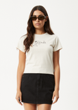 AFENDS Karlee Recycled Baby Tee - MOONBEAM