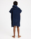 QUIKSILVER Waxheads Hooded Towel Youth - MOOD INDIGO
