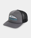 QUIKSILVER Wax Heads Trucker Cap - IRON GATE (Youth)
