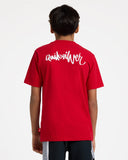 QUIKSILVER YG Spray Youth Short Sleeve Tee - SALSA