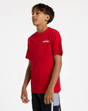 QUIKSILVER YG Spray Youth Short Sleeve Tee - SALSA