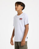 QUIKSILVER Youth Boxed Out Short Sleeve Tee - WHITE