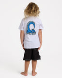 QUIKSILVER Bomb Set Short Sleeve Tee Boys - WHITE