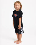QUIKSILVER Corners Boy Short Sleeve Tee - BLACK