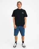 QUICKSILVER Carbon Short Sleeve Tee - BLACK