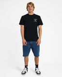 QUIKSILVER Retro Arch Short Sleeve Tee - BLACK