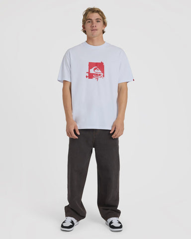 QUIKSILVER YG Impaired Box T-Shirt - WHITE