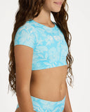 ROXY Cargo Dreams Crop Lycra Set - SPLISH SPLASH CARGO
