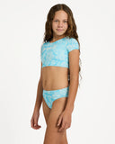 ROXY Cargo Dreams Crop Lycra Set - SPLISH SPLASH CARGO