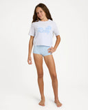 ROXY Summer Waves Short Sleeve Tee - WHITE