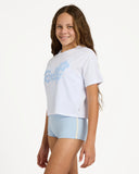 ROXY Summer Waves Short Sleeve Tee - WHITE