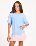 ROXY Hula Wave Rider Short Sleeve Tee - PLACID BLUE
