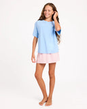 ROXY Hula Wave Rider Short Sleeve Tee - PLACID BLUE