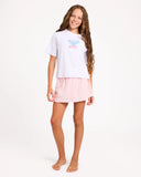 ROXY Vibes Girl Short Sleeve Tee - BRIGHT WHITE
