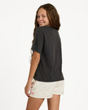 ROXY Eveoversize Washed Tee - ANTHRACITE