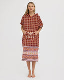 ROXY Stay Magical Printed Hooded Towel - DUSTY ORANGE