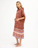 ROXY Stay Magical Printed Hooded Towel - DUSTY ORANGE