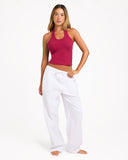 ROXY Base Rib Halter - BEET RED