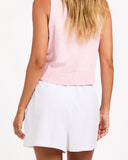 ROXY Place To Be Linen Shorts - WHITE