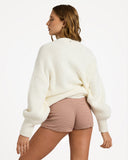 ROXY Crossing Sweater - CLOUD DANCER