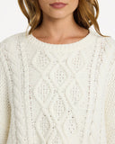 ROXY Crossing Sweater - CLOUD DANCER
