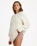 ROXY Crossing Sweater - CLOUD DANCER