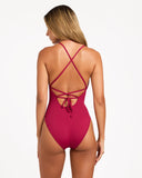 ROXY Beach Classics One Piece - BEET RED