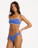 ROXY Kaui One Shoulder Bikini Top - COBALT