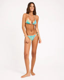 ROXY Laguna Tiki Tri Bikini Top - BLUE MOON