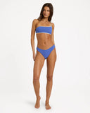 ROXY Kaui High Leg Cheeky Bikini Bottom - COBALT