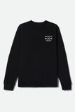 BRIXTON Danton Crew - BLACK