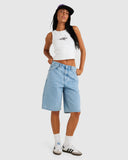 RVCA Kelsey Niziolek Blades Staple Tank - WHITE